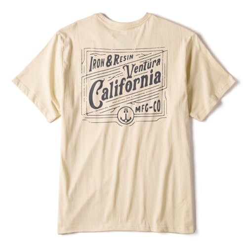 laydown image of Vintage Graphic Organic Cotton T-Shirt