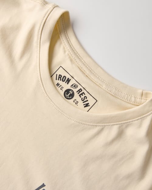 laydown detail image of Vintage Graphic Organic Cotton T-Shirt