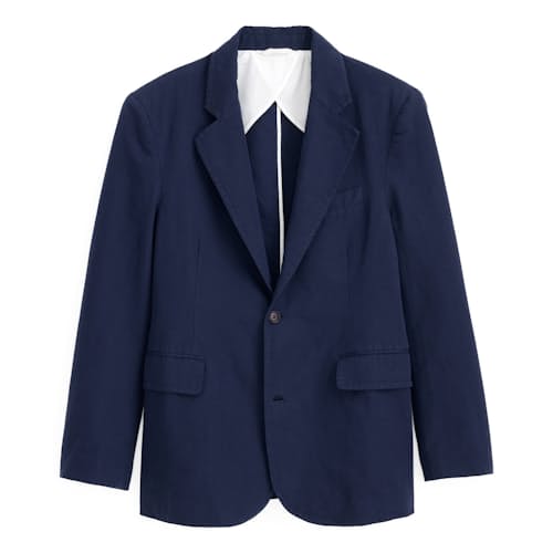 laydown image of Grant Cotton Linen Blazer
