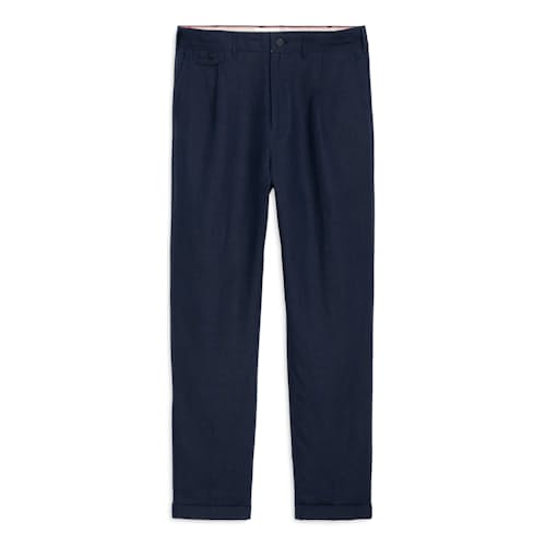 laydown image of Standard Pleated Linen Pant