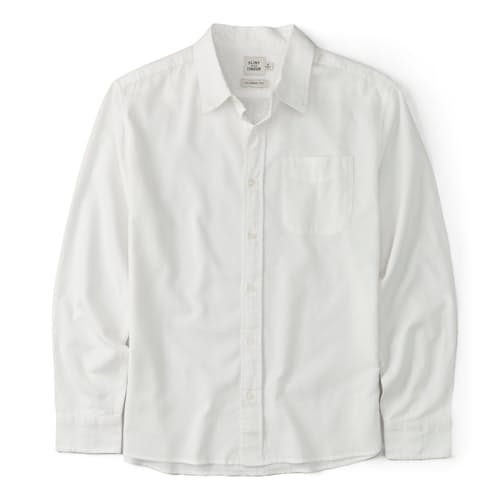 laydown image of Hemp Classic Long Sleeve Button Down