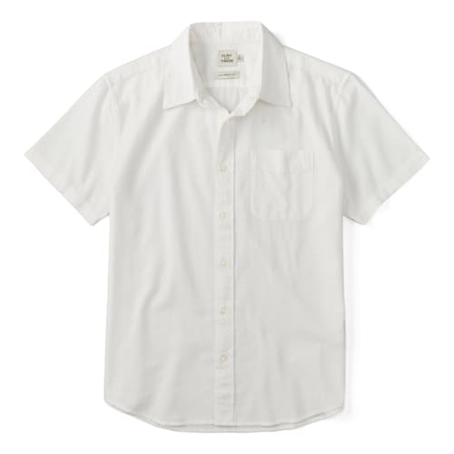 laydown image of Hemp Classic Short Sleeve Button Down