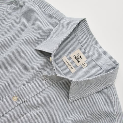 lifestyle image of Hemp Classic Short Sleeve Button Down