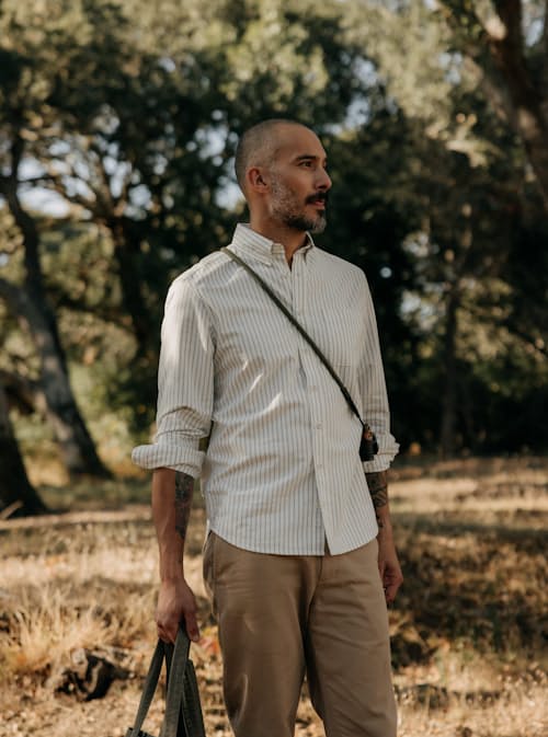 lifestyle image of The Jack Everyday Oxford Shirt
