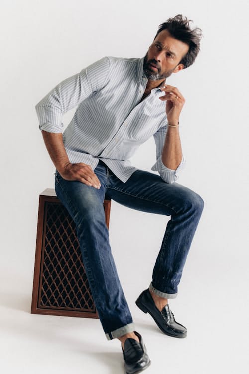 lifestyle image of The Jack Everyday Oxford Shirt