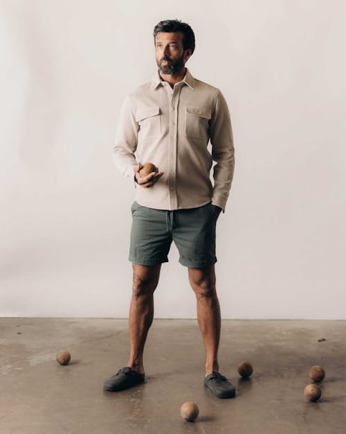 lifestyle image of The Ledge Long Sleeve Shirt
