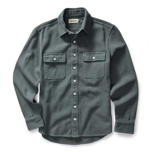 laydown image of The Ledge Long Sleeve Shirt