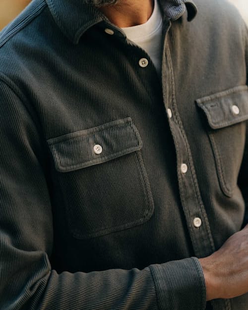lifestyle image of The Ledge Long Sleeve Shirt