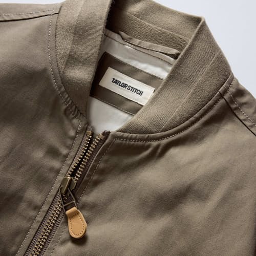laydown detail image of The Bomber Jacket