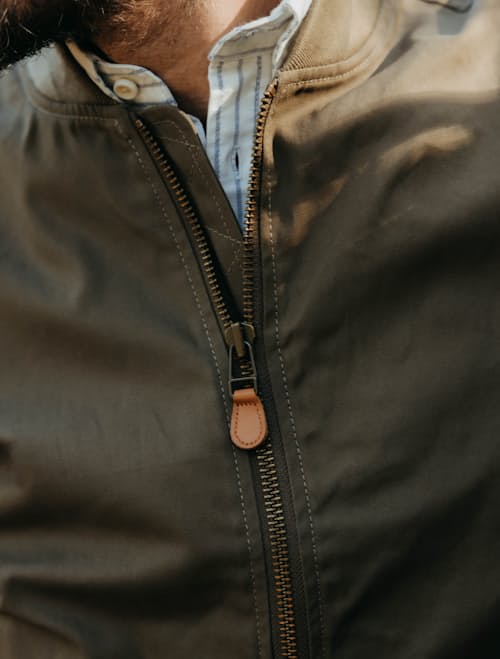 lifestyle image of The Bomber Jacket