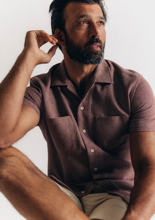 on model image of The Conrad Shirt