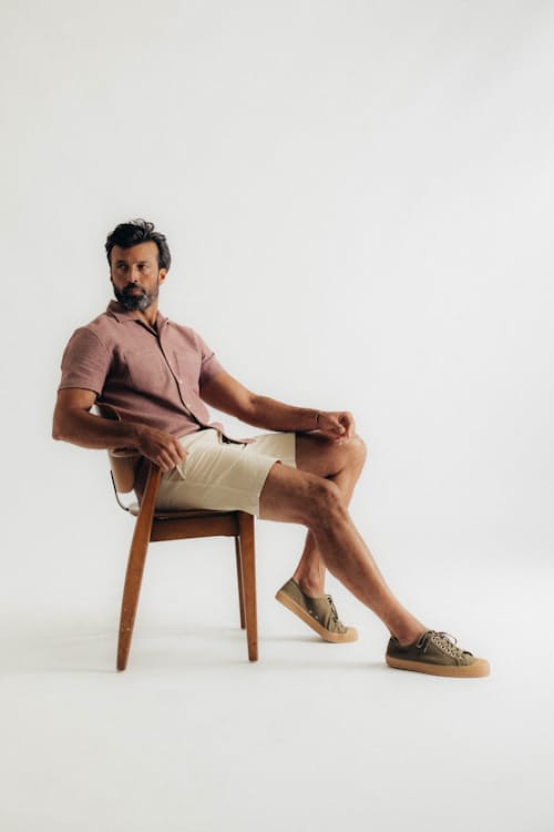on model image of The Conrad Shirt
