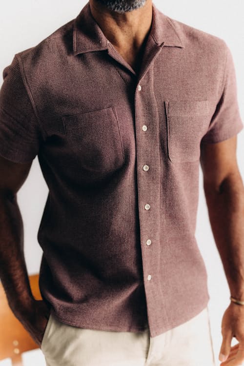 on model image of The Conrad Shirt