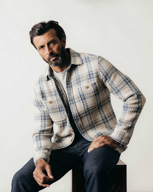 on model image of The Cutter Overshirt