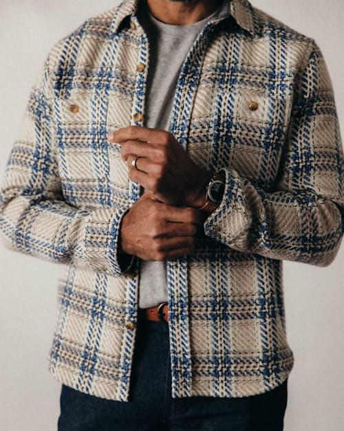 on model image of The Cutter Overshirt