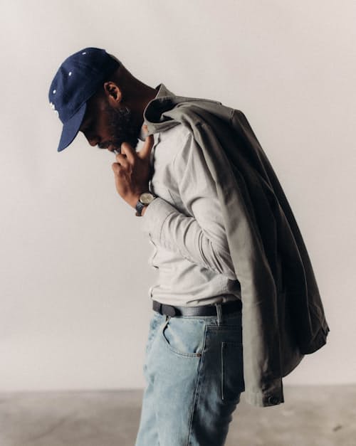 on model image of The Jack Everyday Oxford Shirt