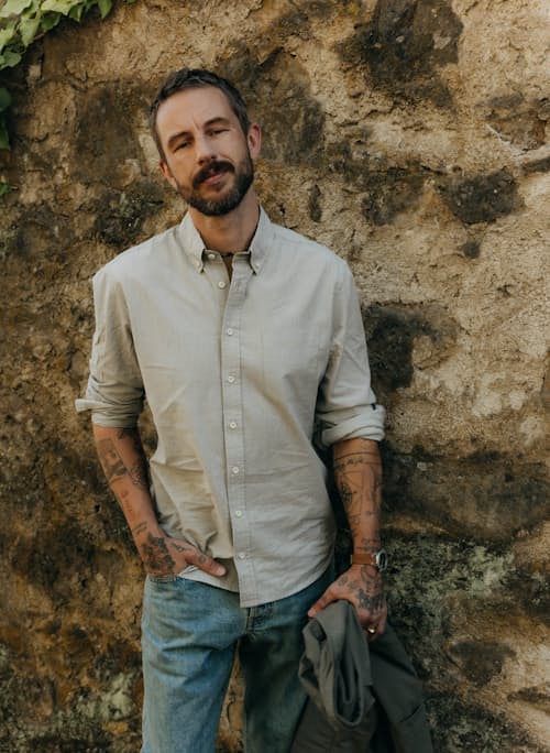 lifestyle image of The Jack Everyday Oxford Shirt