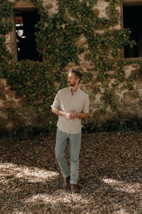 lifestyle image of The Jack Everyday Oxford Shirt