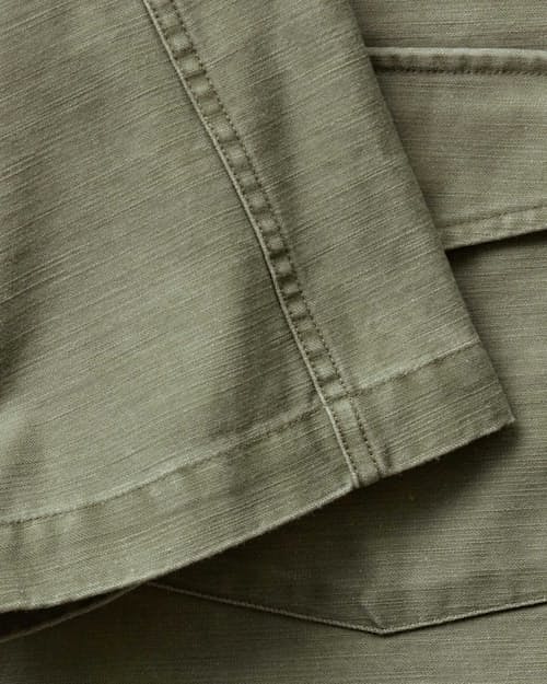 laydown detail image of The Short Sleeve Surplus Shirt