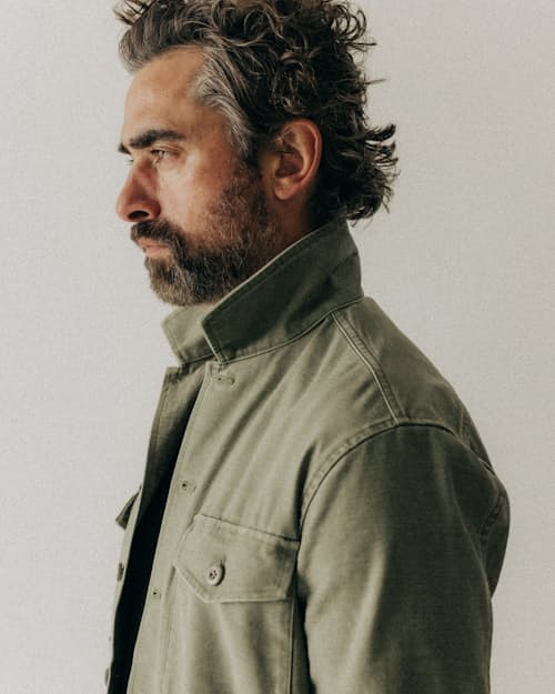on model image of The Surplus Shirt