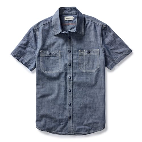 laydown image of The Utility Short Sleeve Shirt