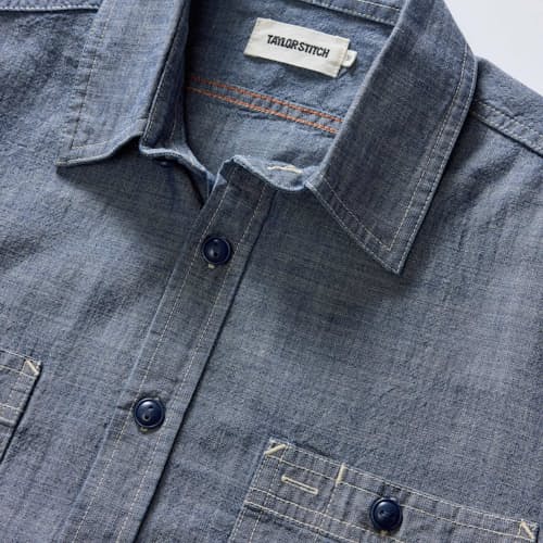 laydown detail image of The Utility Short Sleeve Shirt