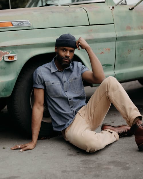 lifestyle image of The Utility Short Sleeve Shirt