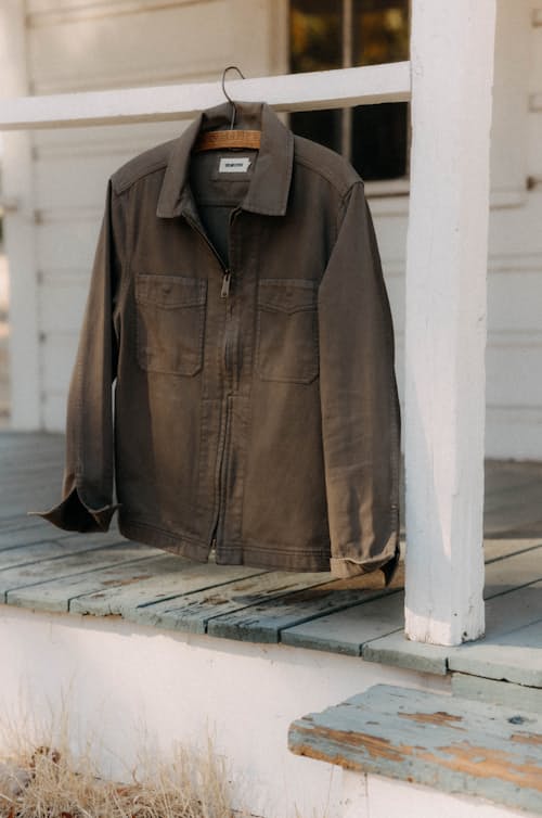 lifestyle image of The Broken Twill Station Jacket
