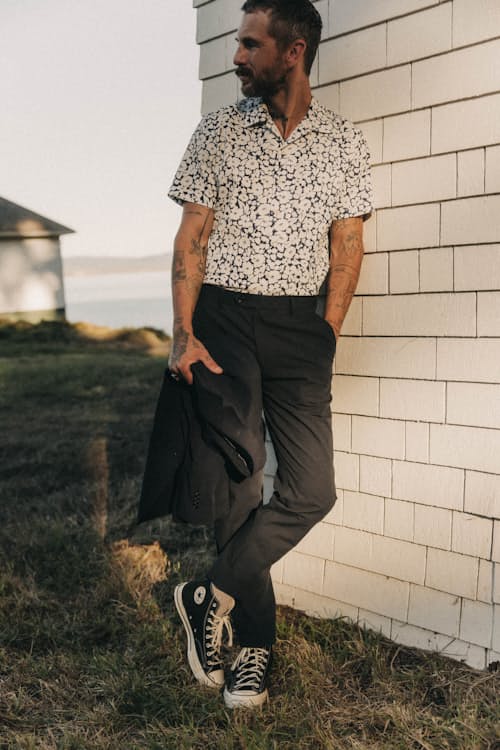 lifestyle image of The Hawthorne Short Sleeve Shirt