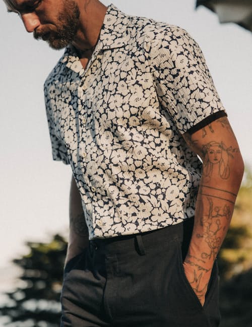 lifestyle image of The Hawthorne Short Sleeve Shirt