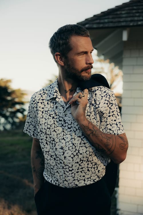 lifestyle image of The Hawthorne Short Sleeve Shirt