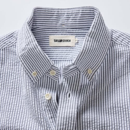 laydown detail image of The Jack Seersucker Shirt