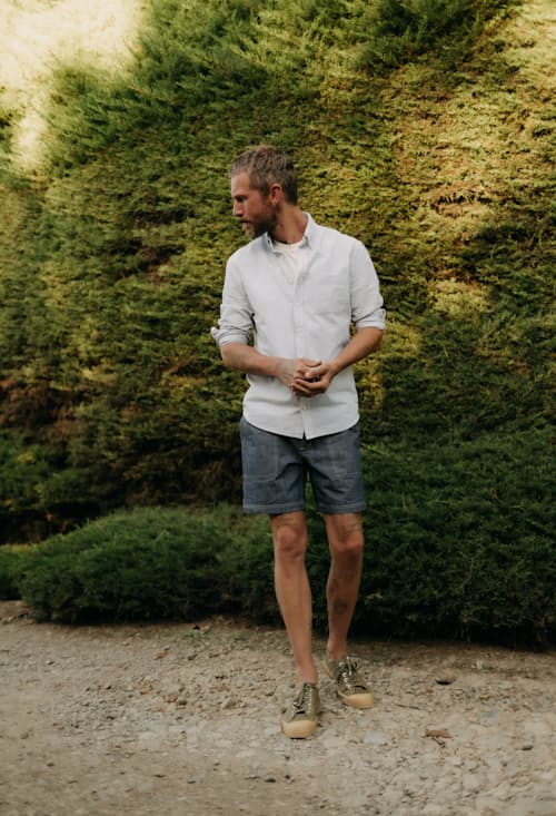lifestyle image of The Jack Seersucker Shirt