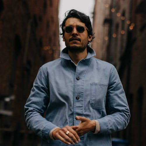 lifestyle image of The Ojai Chore Coat