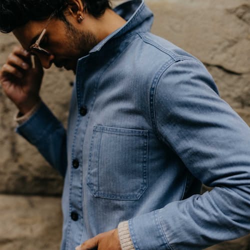 lifestyle image of The Ojai Chore Coat