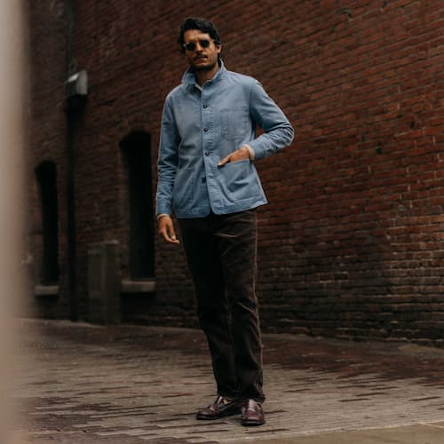 lifestyle image of The Ojai Chore Coat