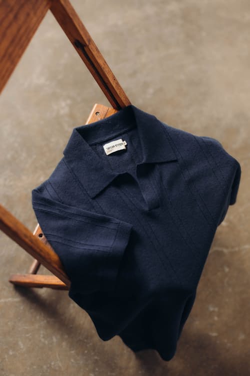 lifestyle image of The Valencia Sweater Polo