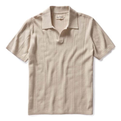 laydown image of The Valencia Sweater Polo
