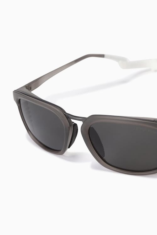 laydown detail image of District Vision x and wander Sunglasses