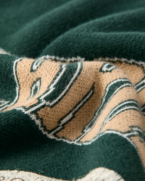 laydown detail image of Collegiate Library Crew Sweater