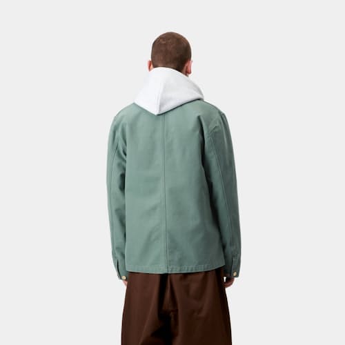 on model image of Michigan Coat