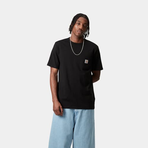 on model image of Short Sleeve Pocket T-Shirt