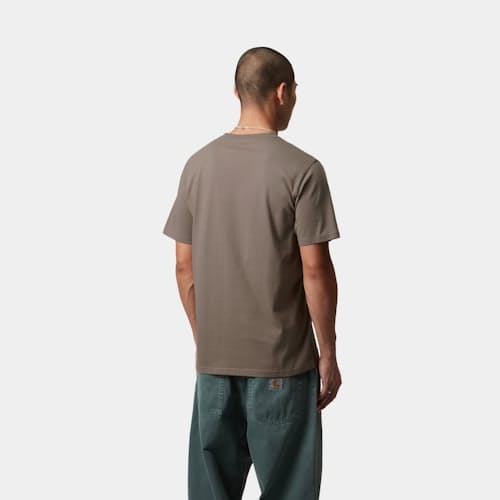 on model image of Classic Logo Pocket T-Shirt