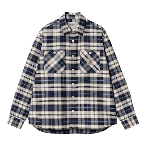 laydown image of Tarbell Check Long Sleeve Shirt