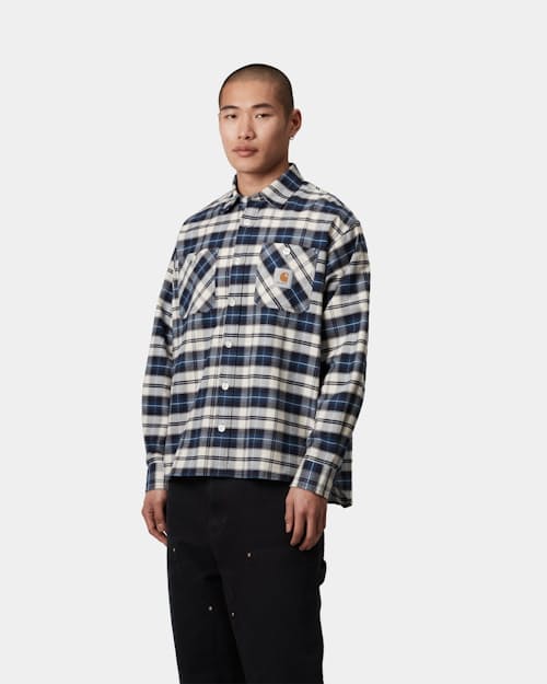 lifestyle image of Tarbell Check Long Sleeve Shirt