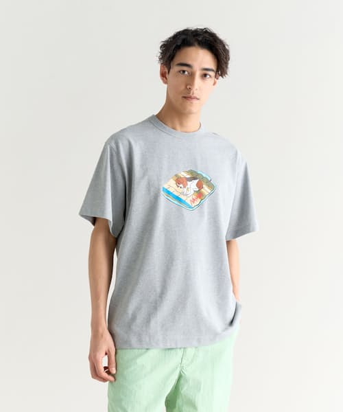 on model image of Lounging Dog T-Shirt