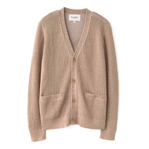 laydown image of Marled Pima Cotton Cardigan