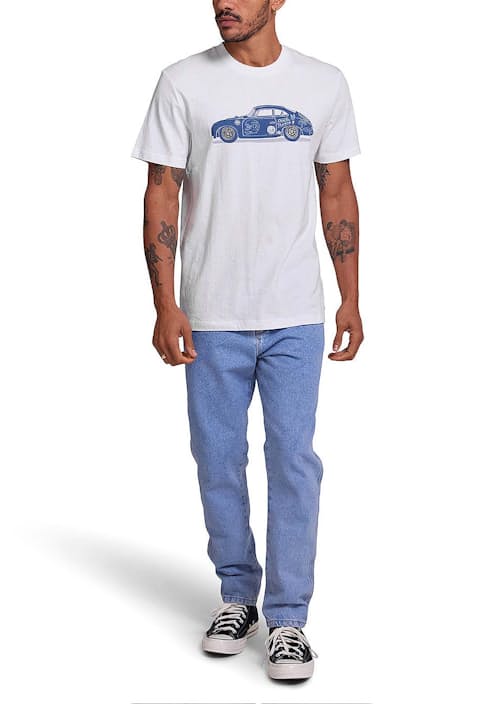 on model image of 356 Porsche T-Shirt