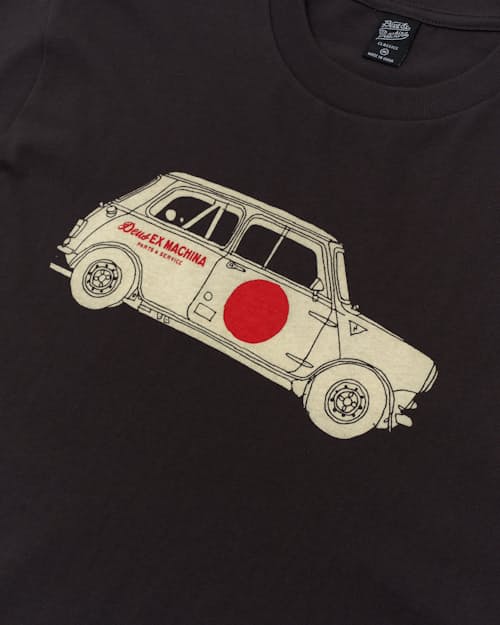 laydown detail image of Mini Cooper Racer T-Shirt