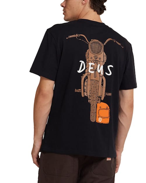 on model image of Moto Frontage T-Shirt
